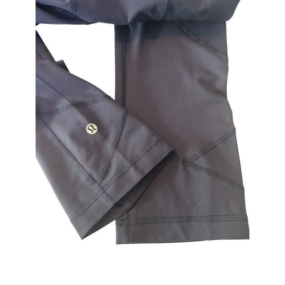 Lululemon Womens dark blue High-Rise Wunder Under Crop Leggings With Zippered Po - Picture 7 of 7